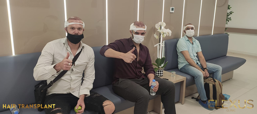 Preparación para la operación de trasplante de cabello
